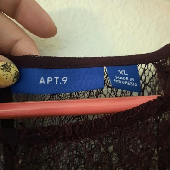 Purple Lace Detailed Top  *BOGO* - Picture 6 of 6